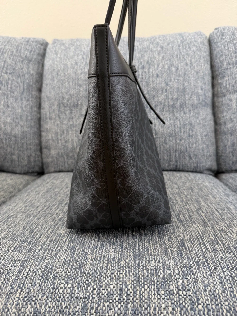 Kate Spade Black All Day Spade Flower Signature Tote Bag
